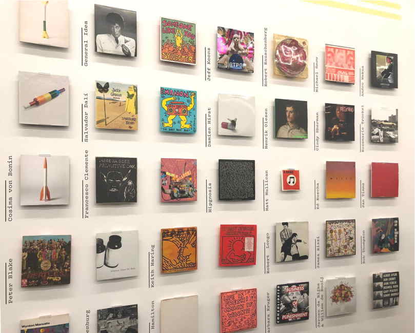 70 Years of Records and Sound Works by Artists installation view