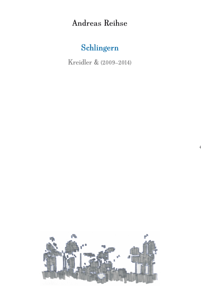 Andreas Reihse, Schlingern, book cover